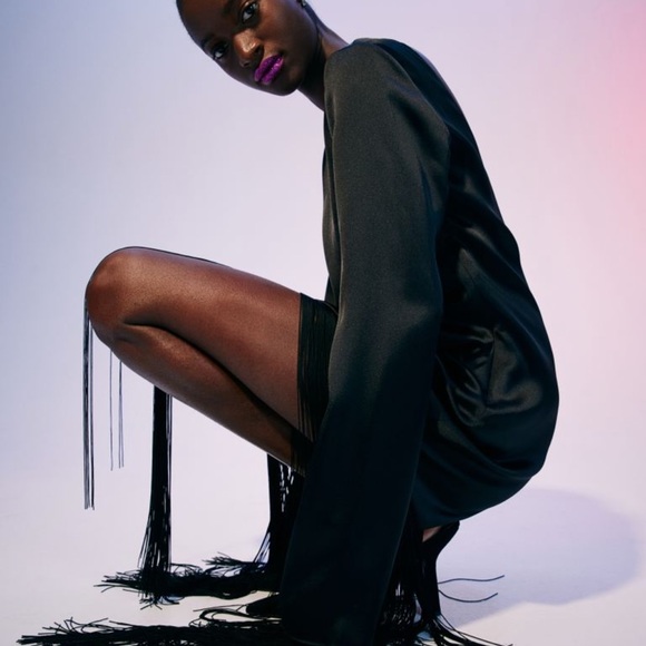 H&M fringe- trimmed dress - Picture 6 of 8